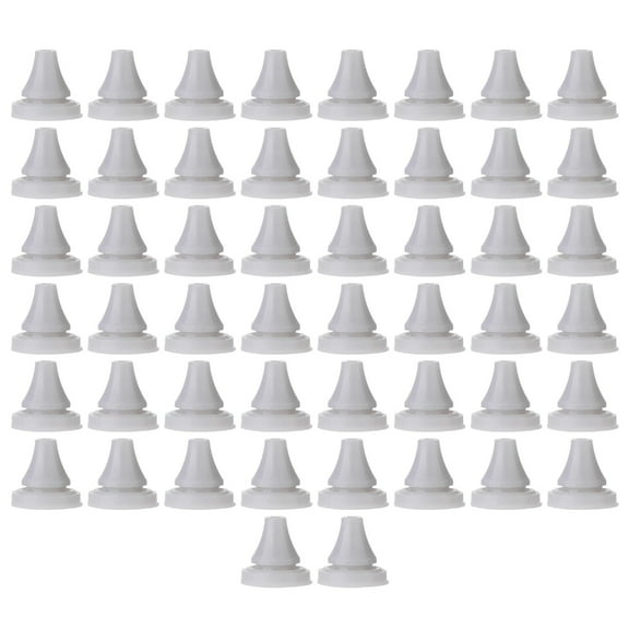 50Pcs Silicone Shower Nozzle Shower Head Sprays Hole Round Tip Shower Head Replacement Nozzles for Hole Diameter 4mm