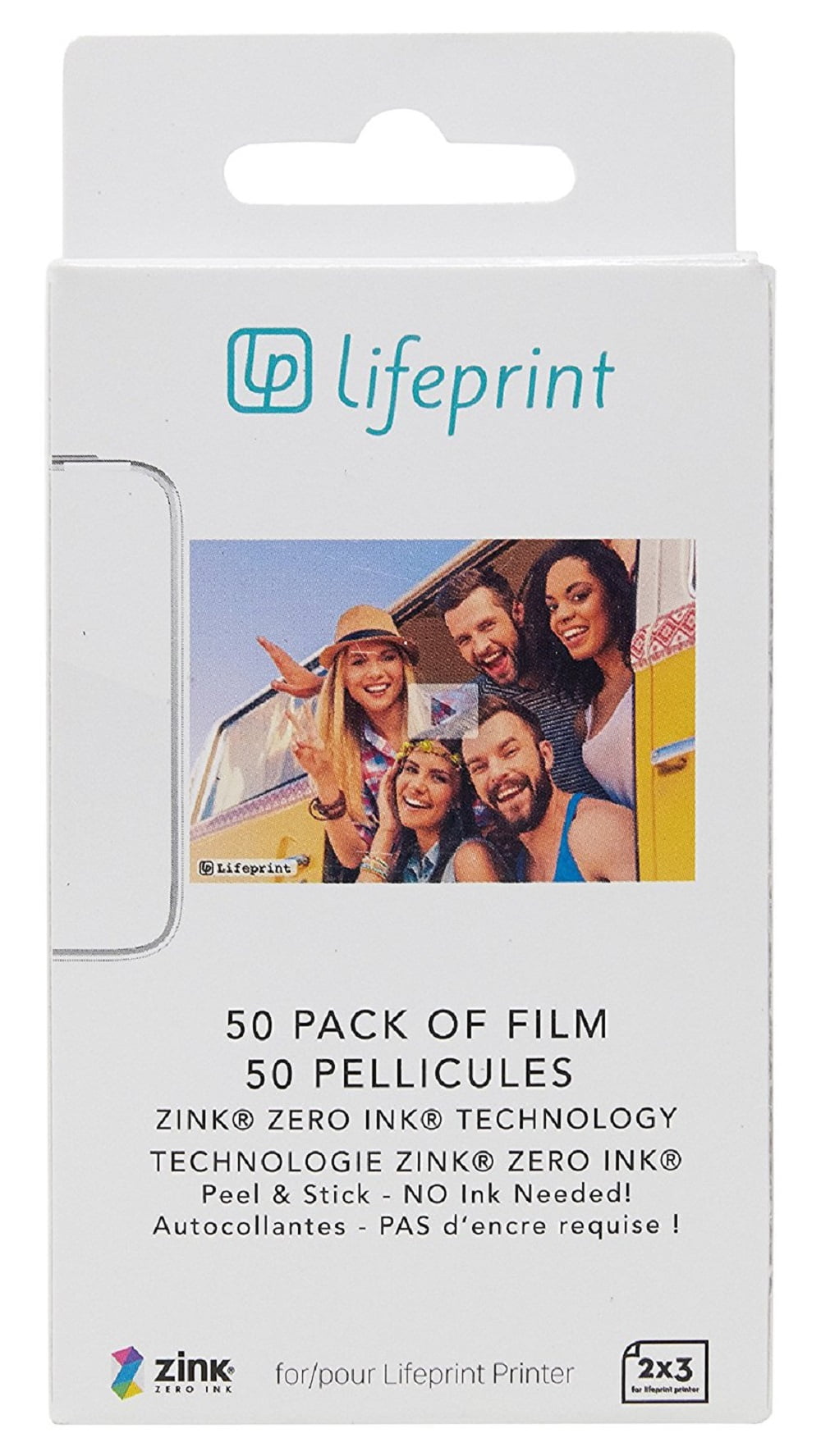 Lifeprint Photo Paper 2x3 - Sticky Back 50 Pack