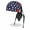 American Flag - High, variant on LADY RIDER STUD - High Quality Micro-Fiber & Mesh Lining Bikers HEADWRAP