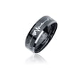 thumbnail image 3 of Black Tungsten Forever Love Ring, 3 of 5
