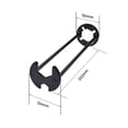 thumbnail image 4 of Llave de grifo de baño Herramientas de instalación de plomería de fregadero de grifo antideslizante (A) Ndcxsfigh Para estrenar, 4 of 4