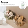 thumbnail image 2 of Organizador de cocina, cesta para colgar en la pared, cesta para baño, flores con adhesivo, Ginger The Pet, 2 unidades, 2 of 6