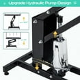 thumbnail image 6 of 43.6" Pet Grooming Table for Large Dogs, Heavy Duty Height Adjustable Dog Grooming Table With Overhead Arm & Noose Height Range 22''-39'', Maximum Capacity Up to 350 Lbs, Black, 6 of 7