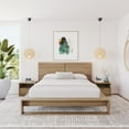 thumbnail image 4 of Audrey 4 Piece Bedroom Set with Headboard, Slatted Bedframe, 2 Nightstands, 4 of 5