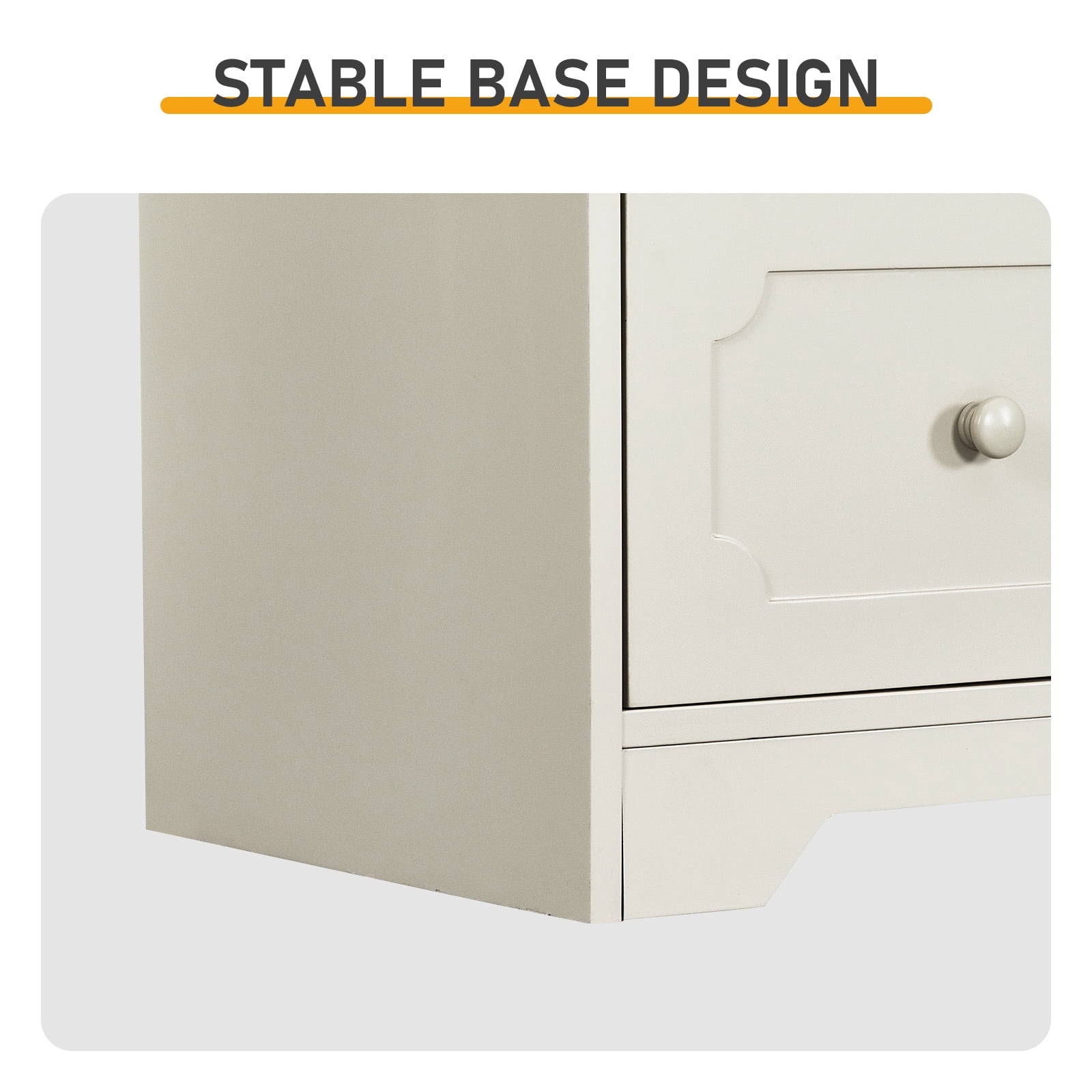 5-Drawer Cabinet with Solid Wood Veneer, Brown, 31.3 x 15.55 x 47.24 in