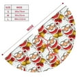 thumbnail image 3 of Pofeuu Santa Claus bells Print Christmas Tree Skirt, Merry Christmas Skirt Xmas Tree Ornaments for Xmas Holiday Party Decorations-36", 3 of 7