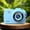 Blue, variant on Xinsrenus Portable Digital Mini Camera, 1080p HD Webcam, Compact and Portable Thumb Camera with Built-In Battery and Memory Card