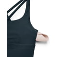 thumbnail image 4 of Top Deportivo CRZ YOGA Sensación Desnuda con Tirantes y Corte Largo Azul Marino S, 4 of 5