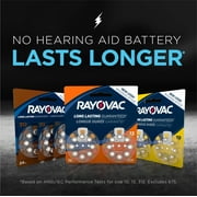 Rayovac Size 312 Hearing Aid Batteries, 24-Pack L312ZA-24ZMB