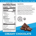 thumbnail image 2 of Orgain Organic Vegan Protein Shake, Creamy Chocolate - 20g Plant Based Protein, Ready to Drink, Fruits & Vegetables, Gluten Free, Kosher, No Soy or Dairy Ingredients, 11 Fl Oz (Pack of 12), 2 of 5