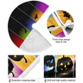 thumbnail image 2 of FMSHPON Halloween Colorful Pumpkin Bat Xmas Christmas Tree Skirt Stand Mat for Holiday Party Decoration Indoor Outdoor 48 inches, 2 of 6