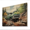 thumbnail image 2 of Designart "Offroad Adventures The Pickup Truck III" Transportation Print on Natural Pine Wood, 2 of 5