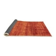 thumbnail image 2 of Ahgly Company Indoor Rectangle Abstract Orange Modern Area Rugs, 7' x 10', 2 of 4