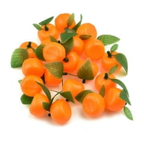 LAMIRO 20pcs Artificial Simulation Orange Decorative Fake Fruit Home Decor
