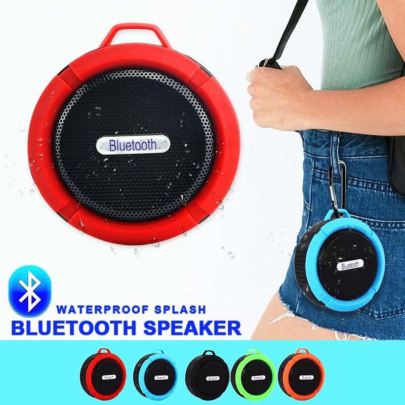 Wireless Waterproof Portable 2.4GHz Bluetooth Mini Shower Stereo Speaker Dock 