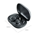 thumbnail image 3 of Open Ear Clip Wireless Earbuds Bluetooth 5.3, Sports Earphones Built-in Microphone with Earhooks, Wireless Ear Buds, Waterproof Fitness Headphones for Sports - Black, 3 of 9