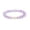 Purple, variant on ZHOU LIU FU  Yellow Gold Beads Stretch Bracelet White Gemstone Birthstone Gift for Women 6.7inch J1915934