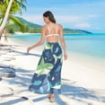 thumbnail image 7 of FORMRS Womens Beach Sarong Semi-Sheer Bikini Wrap Skirt Swimsuit Cover-ups, Sharks Pattern, 7 of 7