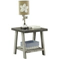 thumbnail image 2 of Home Square 3-Piece Set with Coffee Table & 2 End Tables in Walnut and Gray, 2 of 10