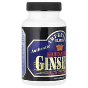Imperial Elixir Korean Red Ginseng - 600 mg each - 100 Capsules