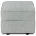 thumbnail image 4 of Namesake Classic Willa Alden Gliding Ottoman in Light Gray Weave Fabric, 4 of 7