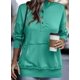 thumbnail image 2 of Sudadera SHEWIN de gran tamaño con cuello en V para mujer, color verde mar, 2 of 5