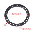 thumbnail image 2 of 4 Pieces RC Wheel Beadlocks Outer Ring 1/10 1.9 Inch Car Model Rim Replacing Upgraded Spare Replacement for TRX4 SCX10 90046 D90 Black, 2 of 9