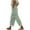 Green, variant on Wide Leg Pants for Women Cotton Elastic High Waisted Striped Lounge Pants Casual Loose Trousers with Pockets