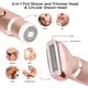 thumbnail image 3 of Maquinilla de afeitar eléctrica para mujer, sin dolor 2 en 1, afeitadora para mujer y recortadora de pelo para cara, ceja, bigote, barba, brazo, pierna, axila, Bikini, Cor Adepaton CZMR-HY192, 3 of 7