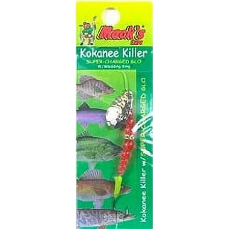 Mack s Lure Kokanee Killer #6 Chartreuse/Orange/Chartreuse Spinnerbaits