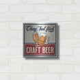 thumbnail image 3 of Luxe Metal Art 'Okay, But First Craft Beer' by Mollie B., Metal Wall Art, 12"x12", 3 of 9