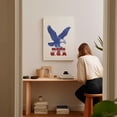 thumbnail image 3 of [UNFRAMED] Retro Made in USA Poster, 4th of July Decor, USA Flag, American Wall Art, Patriotic Eagle Print, American Independence Day Wall Art, 3 of 5