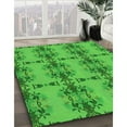 thumbnail image 2 of Ahgly Company Indoor Rectangle Patterned Lime Green Area Rugs, 2' x 5', 2 of 6