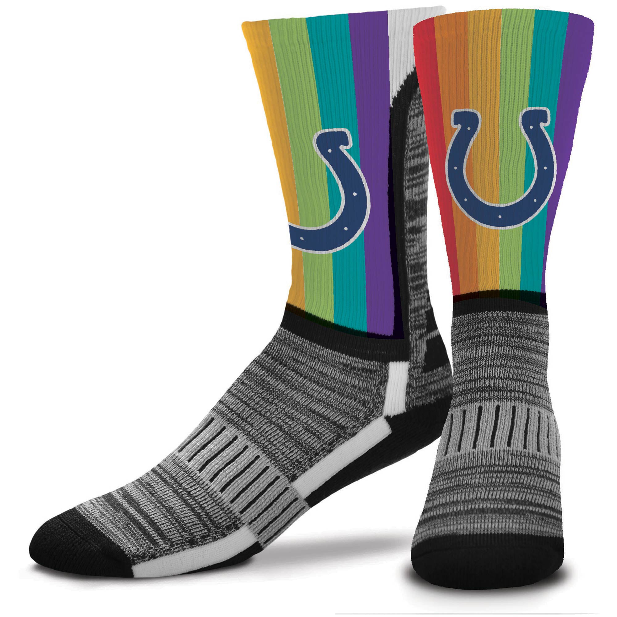For Bare Feet Mens NCAA-Downtown Crew Socks