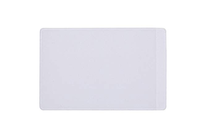 Credit Debit Card Clear Plastic Dust Cover Driving Licence Protector ID Sleeve