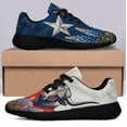 thumbnail image 3 of Texas Lone Str Stte Longhorn Mockingbird and Bluebonnet Shoes Sneakers Black Size 7, 3 of 7