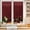 Red, variant on Privacy Window Film, Brown Black Plaid Static Cling Stained Glass Window Film, UV Sun Blocking Heat Control Stickers, Non-Adhesive Laser Windows Tint 23.6"x59" Vintage Rustic Star Buffalo Check