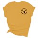 thumbnail image 3 of Gibobby Casual Playera de Manga Corta para Mujer Blusas gasa con cuello en V sueltas causales manga 3/4 para mujer(Amarillo,G), 3 of 5