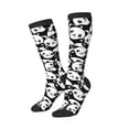 thumbnail image 2 of Daiia Sports Socks Seamless Pattern Cute Panda Printed Novelty Crew Socks for Men Women Knee High Socks Cotton Socks Soft & Breathable Support Unisex Socks, 2 of 9
