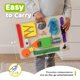 thumbnail image 5 of Montessori Busy Board DeMoca para niños pequeños con 10 actividades, 5 of 9