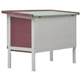 thumbnail image 4 of vidaXL Rabbit Hutch Brown Solid pine wood One size Rabbit Hutch, 4 of 8
