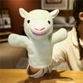 thumbnail image 2 of Interactive Plush Hand Puppet for Kids - Cute Animal Hand Puppet with Moving Mouth, Educational Toys for Children 3+ Years, Fun Family Activity Toys, Soft Plush Parent-Child Toys Sheep, 2 of 5