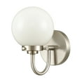 thumbnail image 2 of Elk Home 5.5-Inch Wide Fairbanks Sconce, Contemporary, Brushed Nickel, 2 of 5