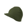 thumbnail image 1 of TopHeadwear Solid Cuffless Beanie Visor - Olive, 1 of 1