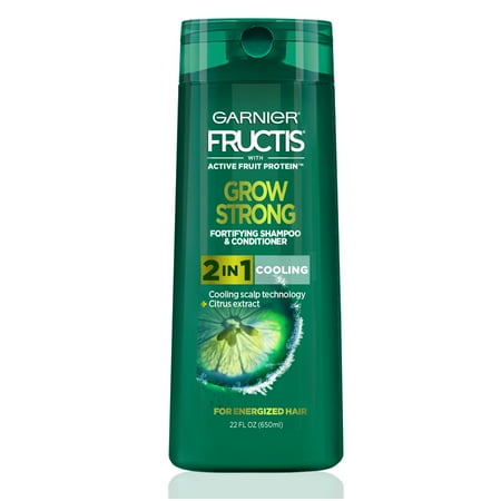 Garnier Fructis Grow Strong Cooling 2 In 1 Shampoo And Conditioner