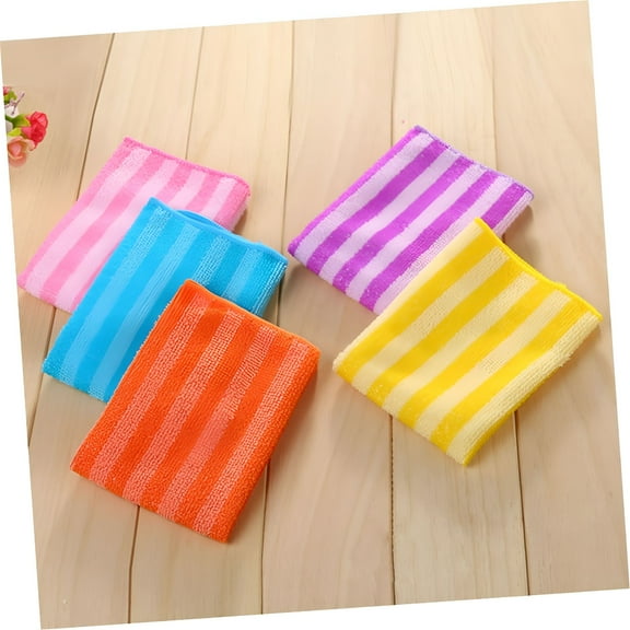 ACDANC Microfiber Cleaning Cloth,10 Pack Cleaning Rags,Cleaning Towels for Housekeeping,Kitchen,Car,Lint-Free,Reusable Shop Towels