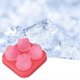 thumbnail image 4 of Ice Cube Tray Stackable Leak Proof Rose Shape 4 Cavity Ice Cube Tray For Beverages, 4 of 5