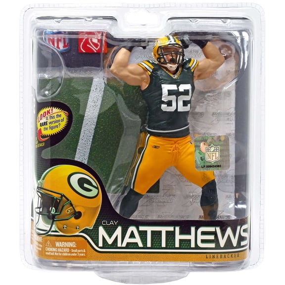 McFarlane NFL Sports Picks Series 28 Clay Matthews Action Figure [Green Jersey]