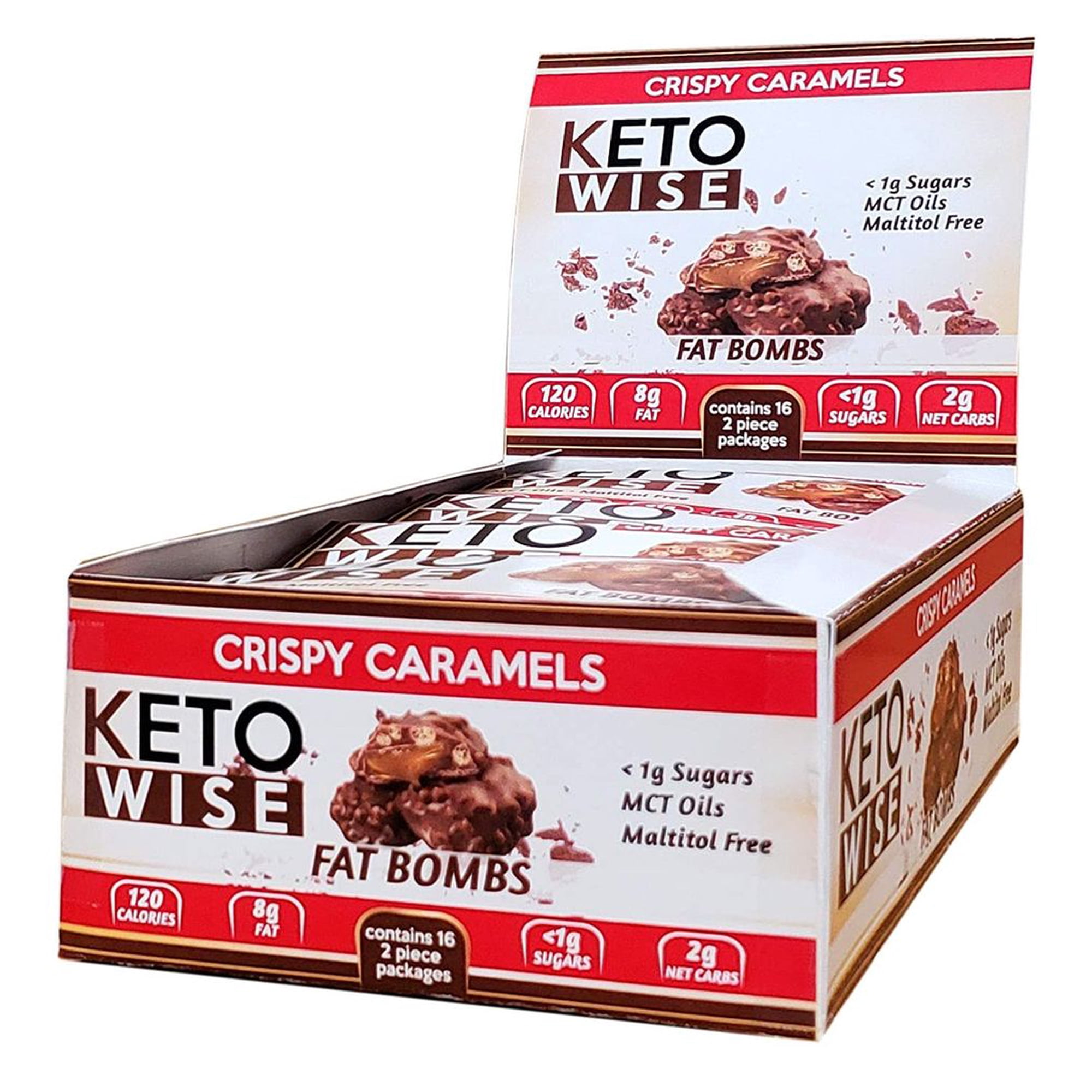 Keto Wise Fat Bombs - Crispy Caramels