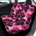 thumbnail image 4 of Uourmeti Hibiscus Bloom Car Seat Covers Protect Car Seat Covers Full Set Breathable Interior Decor Stretchy Fit for Sedans Cars, 4 of 10